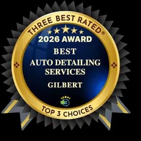 Three Best Rated 2026 award for Best Auto Detailing Services in Gilbert
